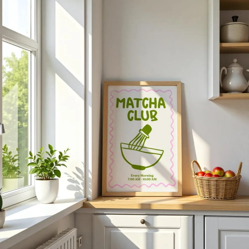 Matcha Club Poster