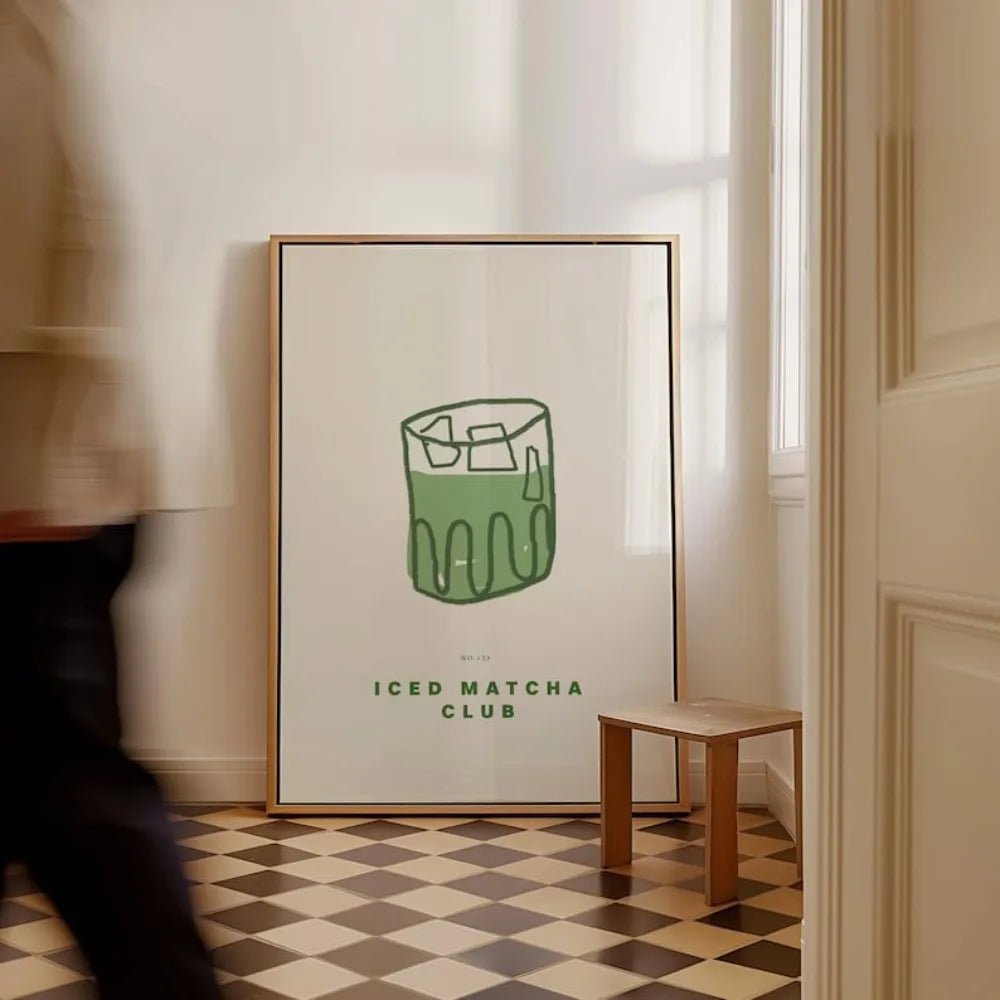 Iced Matcha Club Poster