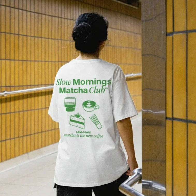 Slow Morning Matcha Club Tee
