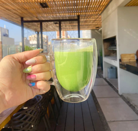 Double layer Glass Mugs