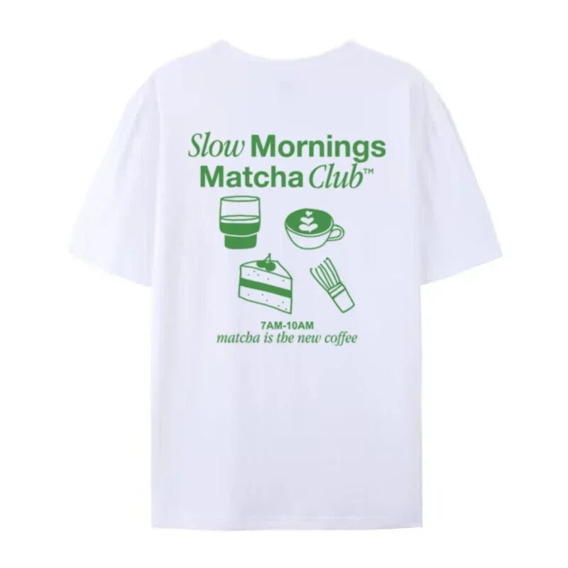 Slow Morning Matcha Club Tee