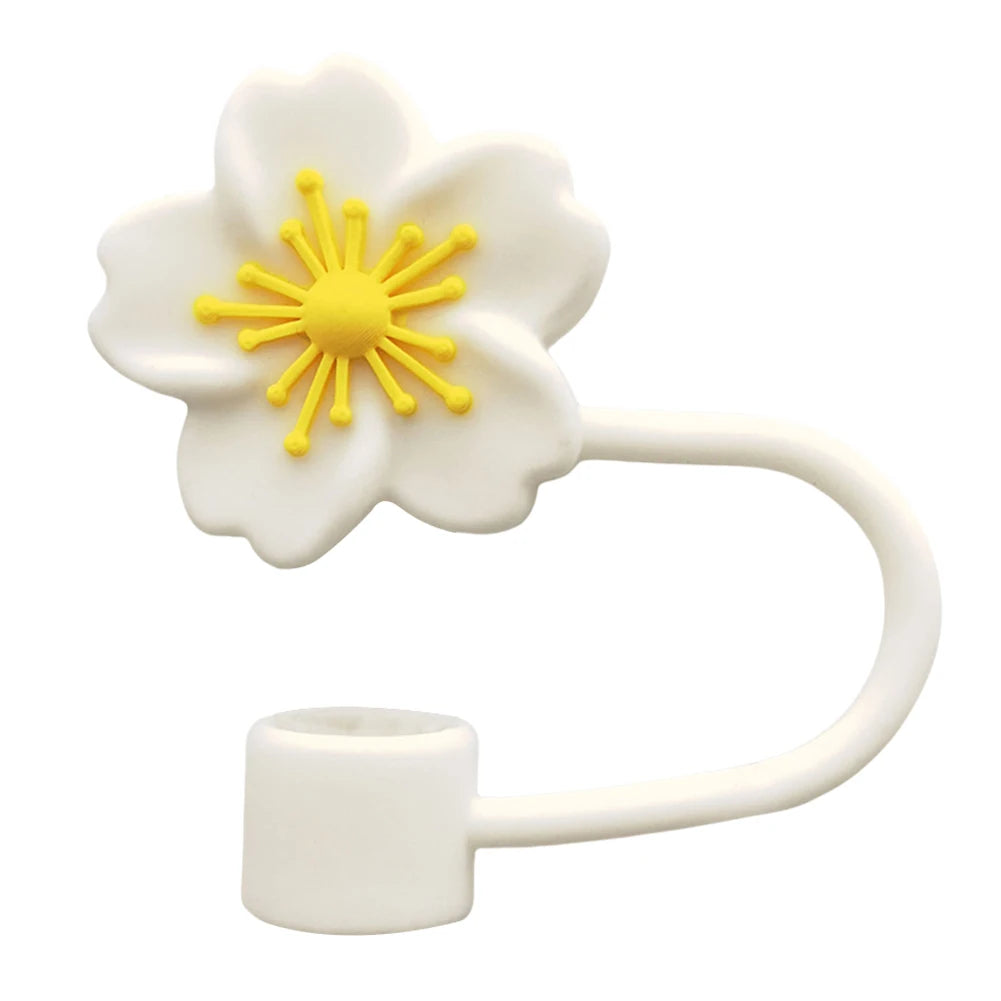 Flower Straw Toppers