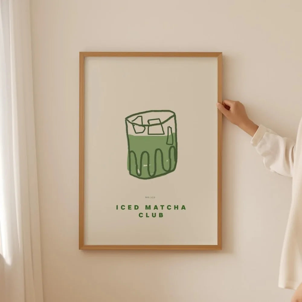 Iced Matcha Club Poster