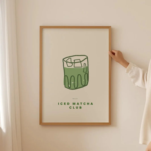 Iced Matcha Club Poster