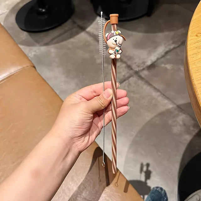 Cute Bear Straws