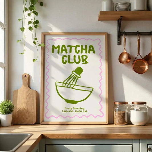 Matcha Club Poster