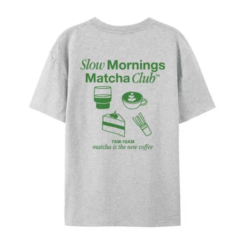 Slow Morning Matcha Club Tee