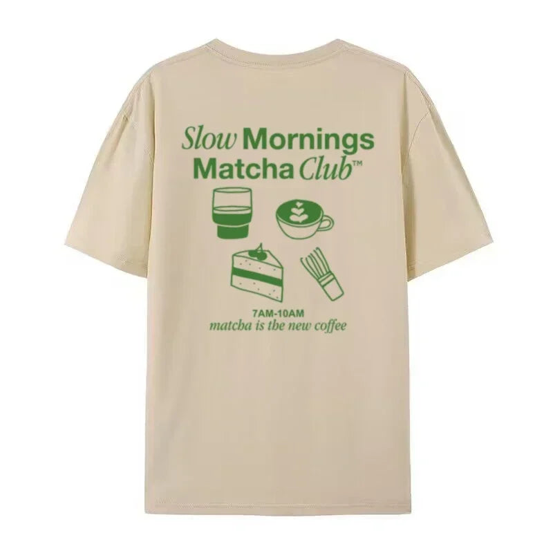 Slow Morning Matcha Club Tee