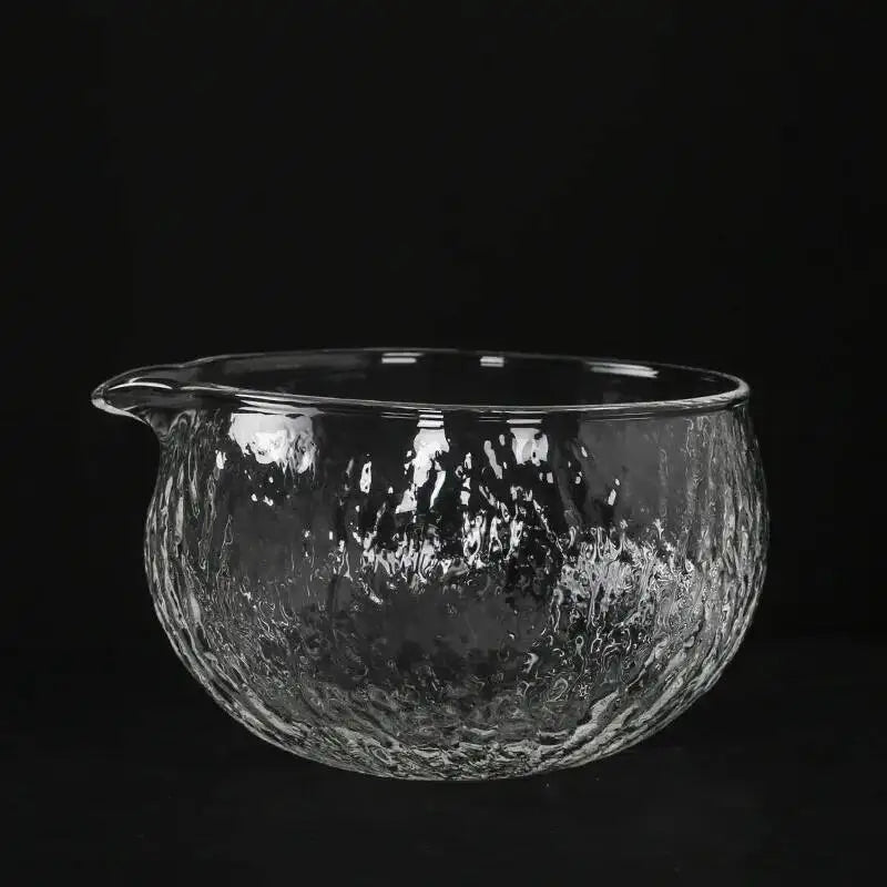 Glass Matcha Bowl with Spout