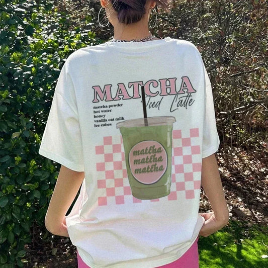 Matcha Iced Latte Tee