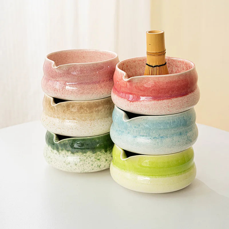 2-Piece Cute Matcha Bowl and Whisk Holder