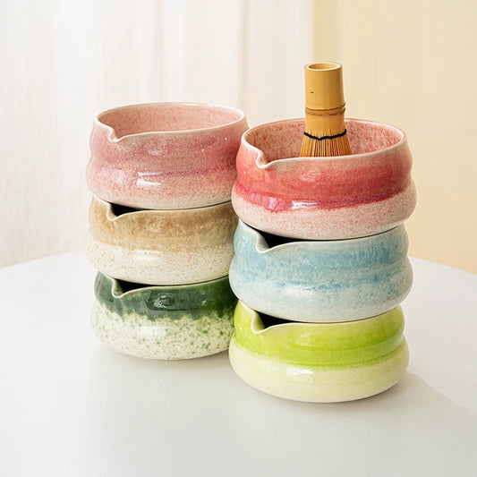2-Piece Cute Matcha Bowl and Whisk Holder