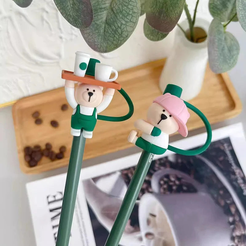 Cute Bear Straws