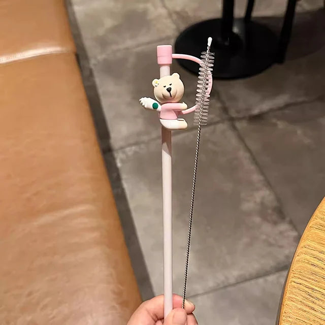 Cute Bear Straws