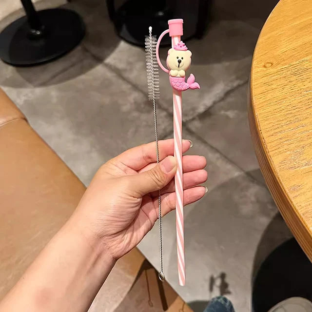 Cute Bear Straws