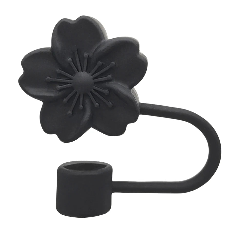 Flower Straw Toppers