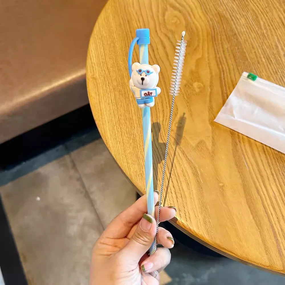 Cute Bear Straws