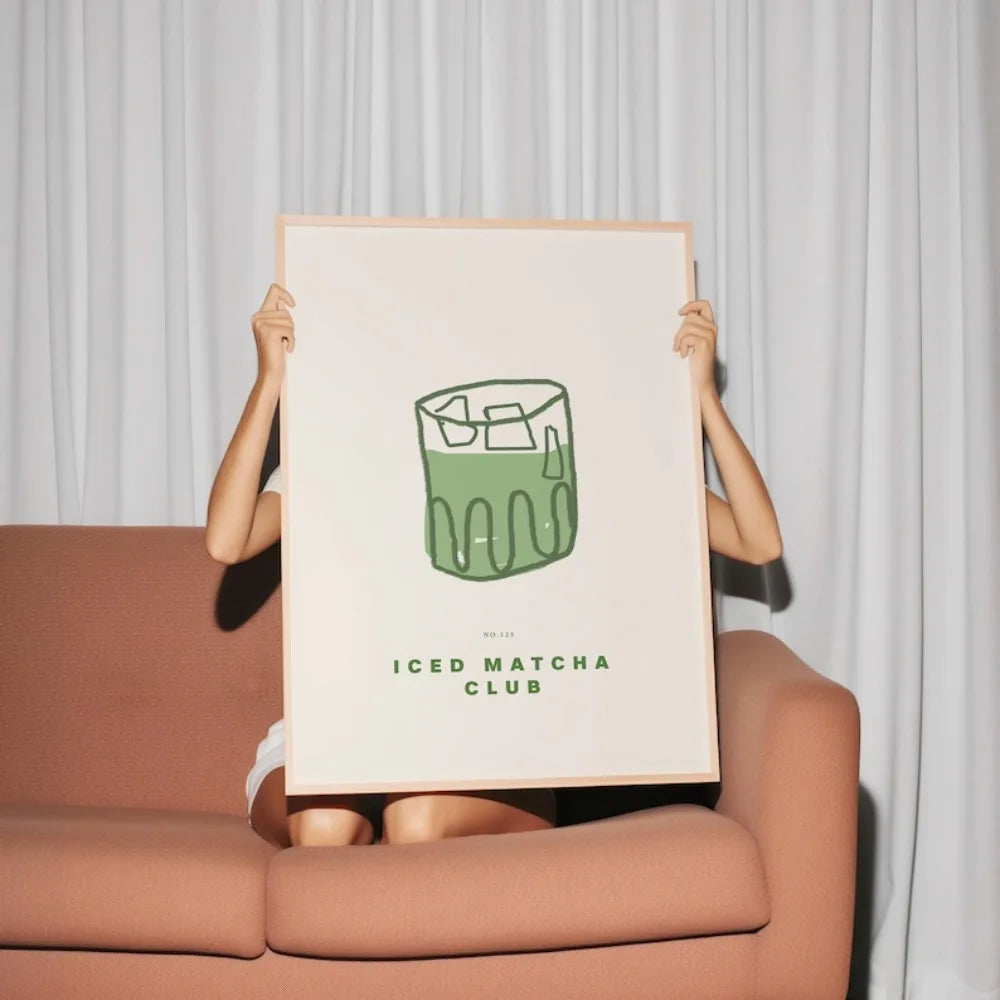 Iced Matcha Club Poster