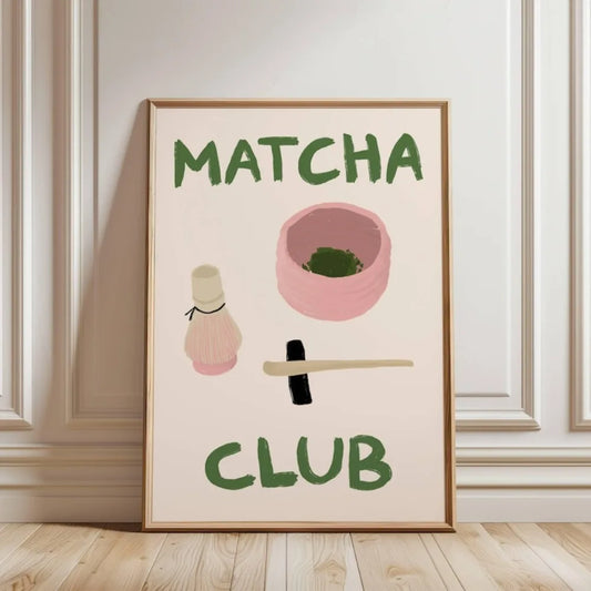 Naïve Art Matcha Club Poster