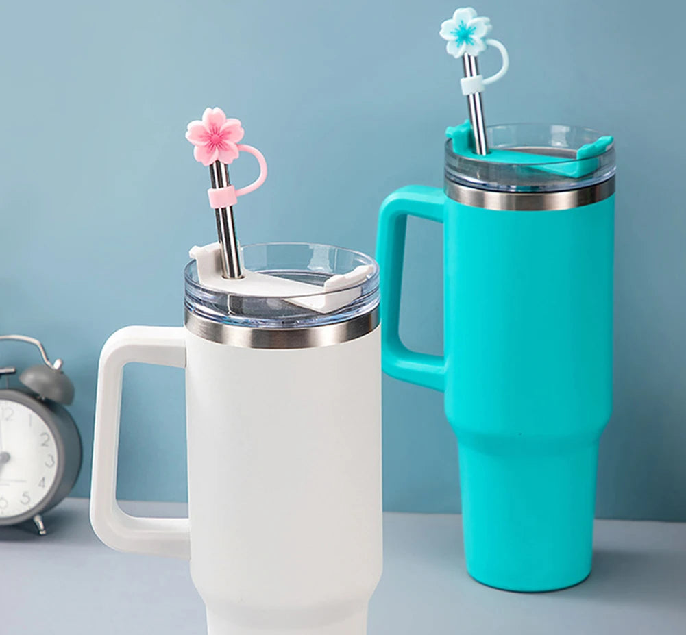 Flower Straw Toppers