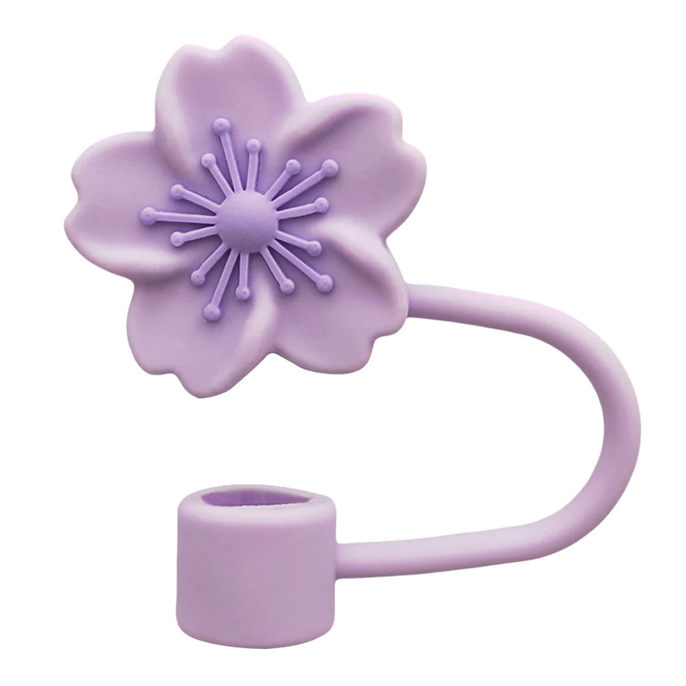 Flower Straw Toppers