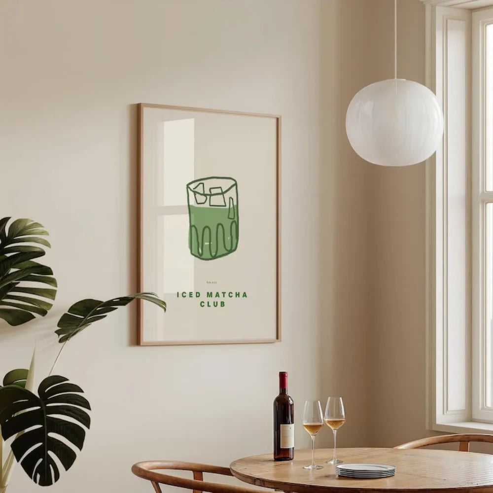 Iced Matcha Club Poster
