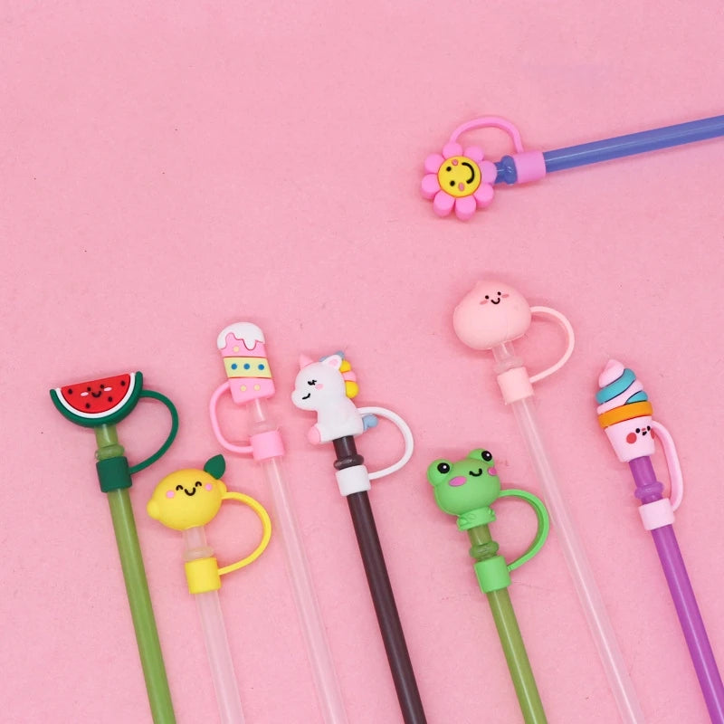 Cute Straw Toppers