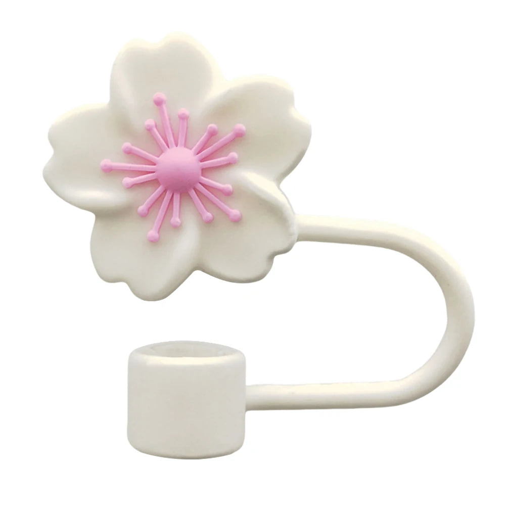 Flower Straw Toppers