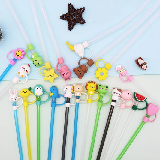 Cute Straw Toppers