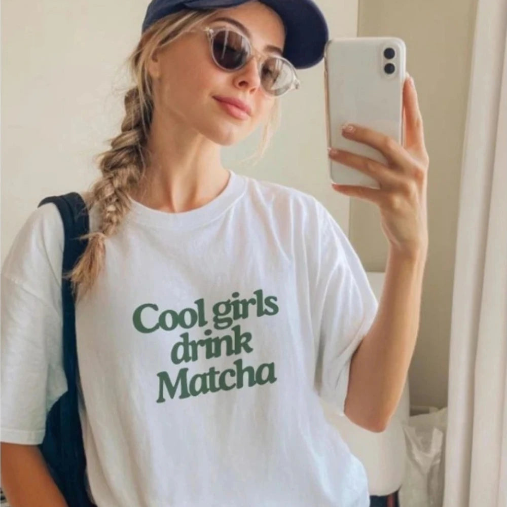 Cool Girls Drink Matcha Tee
