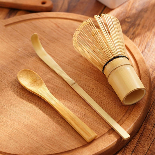 3-Piece Bamboo Matcha Set